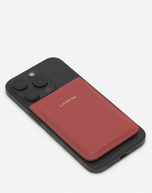 Lanvin Magnetic Leather Cardholder