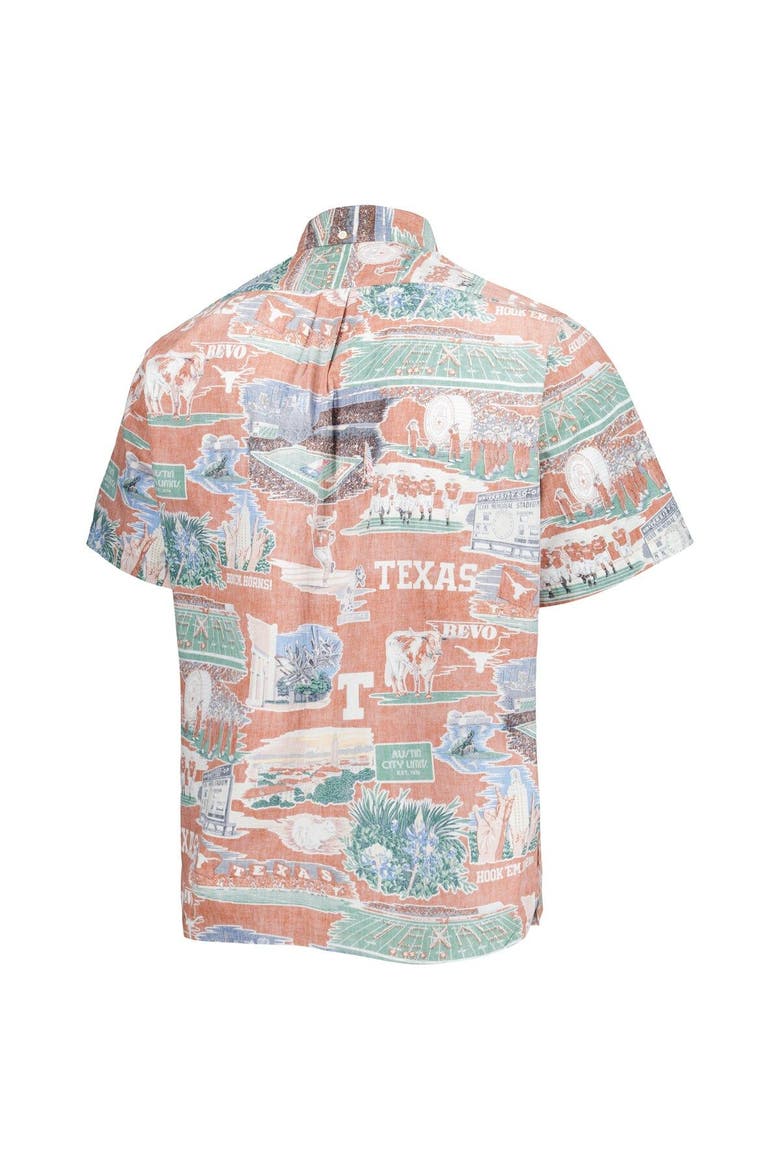 Men's Reyn Spooner Texas Orange Texas Longhorns Scenic Button-Down Shirt, Alternate, color, Burnt Orange
