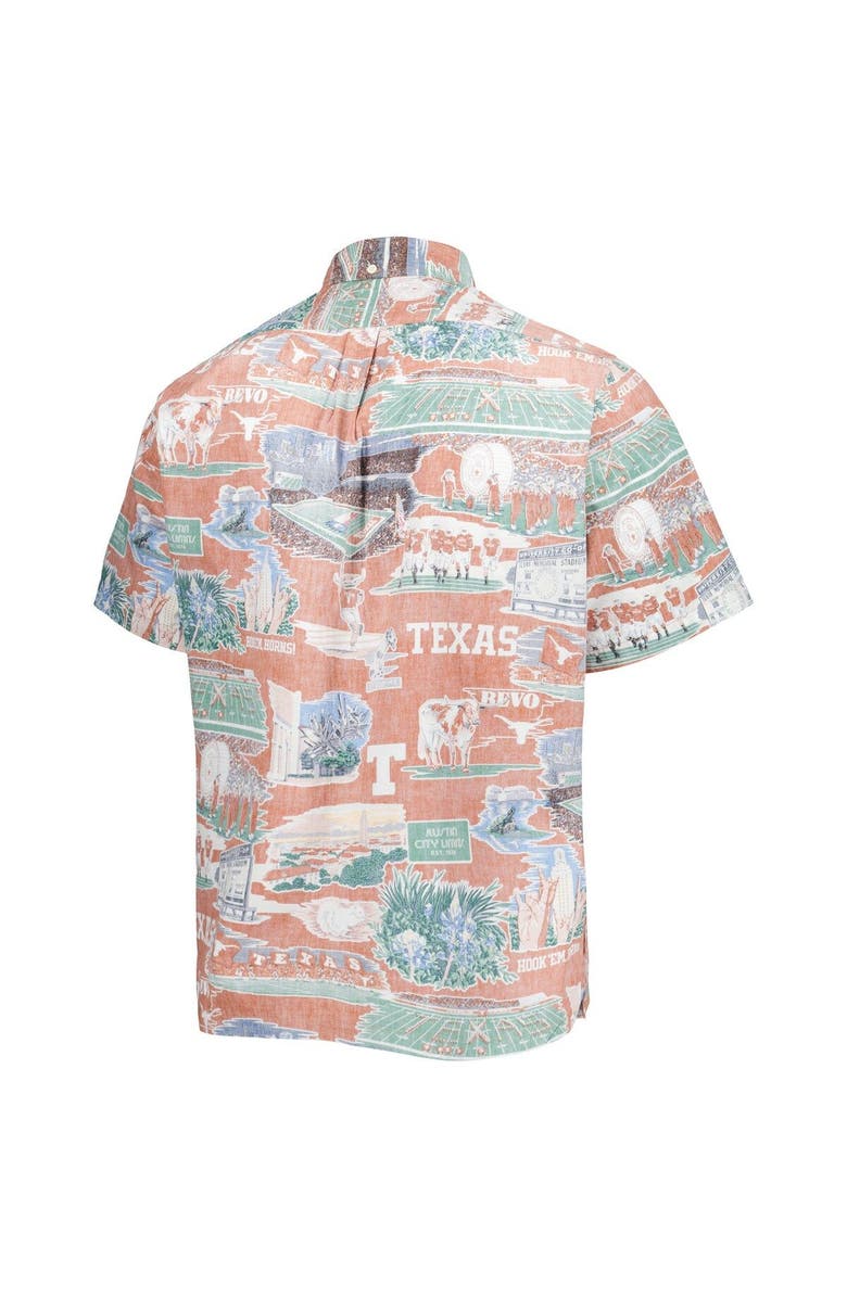 Reyn Spooner Men's Reyn Spooner Texas Orange Texas Longhorns Scenic Button-Down Shirt, Alternate, color, Burnt Orange