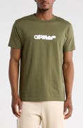 Off-White Spray Paint Arrow Graphic Slim T-Shirt