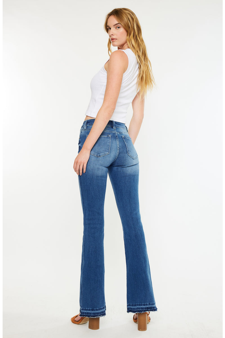 Lurice Mid Rise Flare Jeans, Alternate, color, Medium Wash