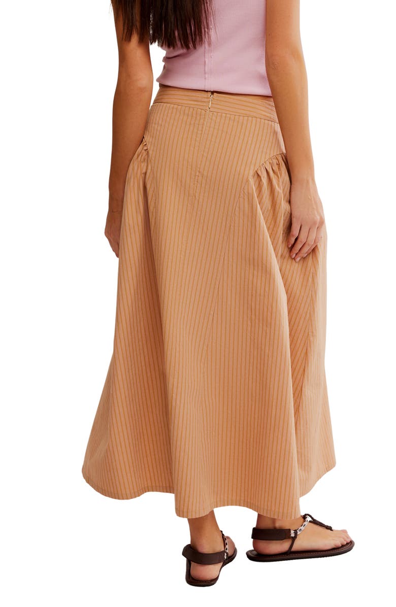 Free People Katia Print Maxi Skirt, Alternate, color, Beach Combo