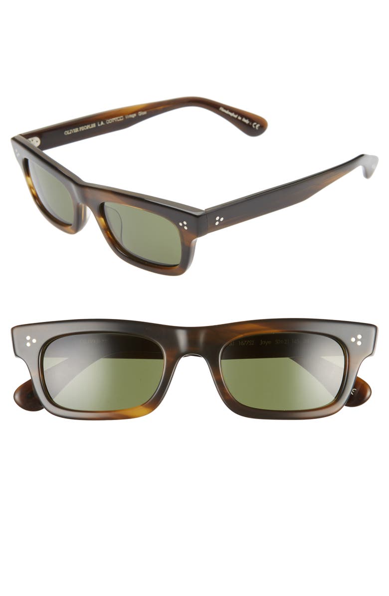 Oliver Peoples Jaye 50mm Rectangle Sunglasses, Main, color, 