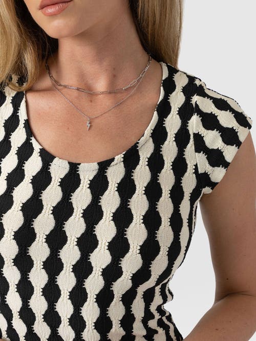 Shop Saint + Sofia Elise Scoop Neck Midaxi Dress