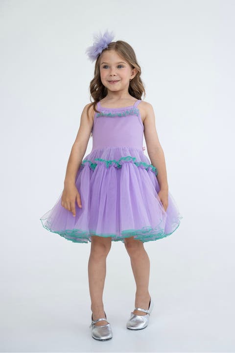 Aster Strappy Tulle Dress (Baby)