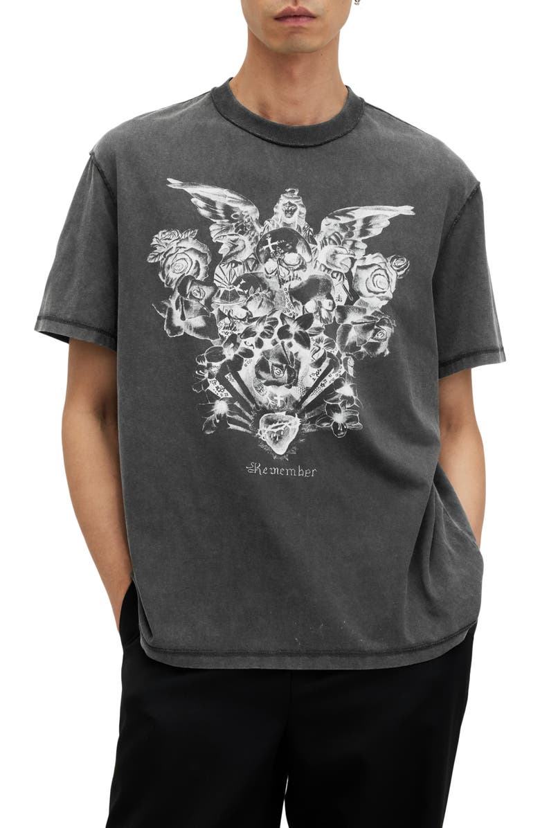 AllSaints Covenant Graphic T-Shirt, Main, color,