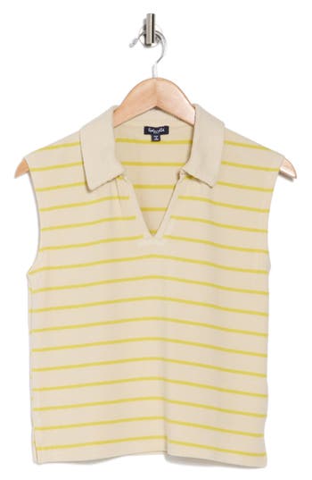 Splendid Lyon Sleeveless Polo Sweater