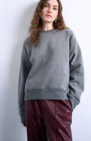 Topshop Ultimate Oversize Cotton Blend Sweatshirt