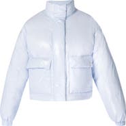 Sweaty Betty Shine Crop Puffer Jacket