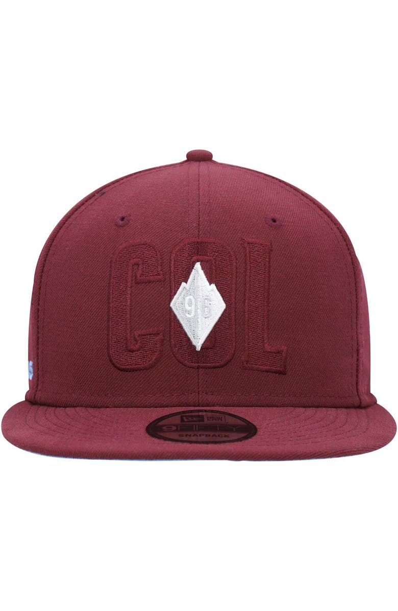New Era Men's New Era Burgundy Colorado Rapids Kick Off 9FIFTY Snapback Hat, Alternate, color,