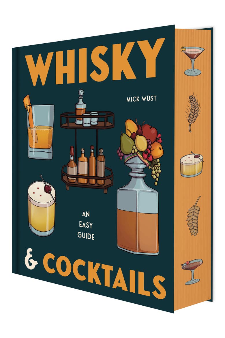 Whisky & Cocktails: An Easy Guide Book, Alternate, color, BLACK