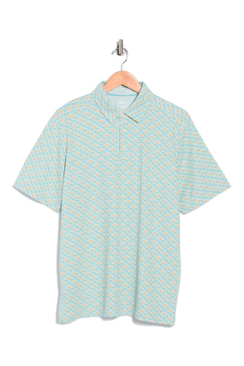Citrus Martini Cotton Blend Polo, Alternate, color, DUSTY ARUBA