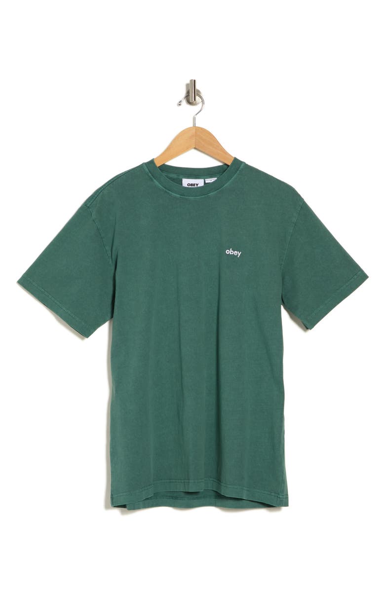 Obey Cotton Logo T-Shirt, Alternate, color,