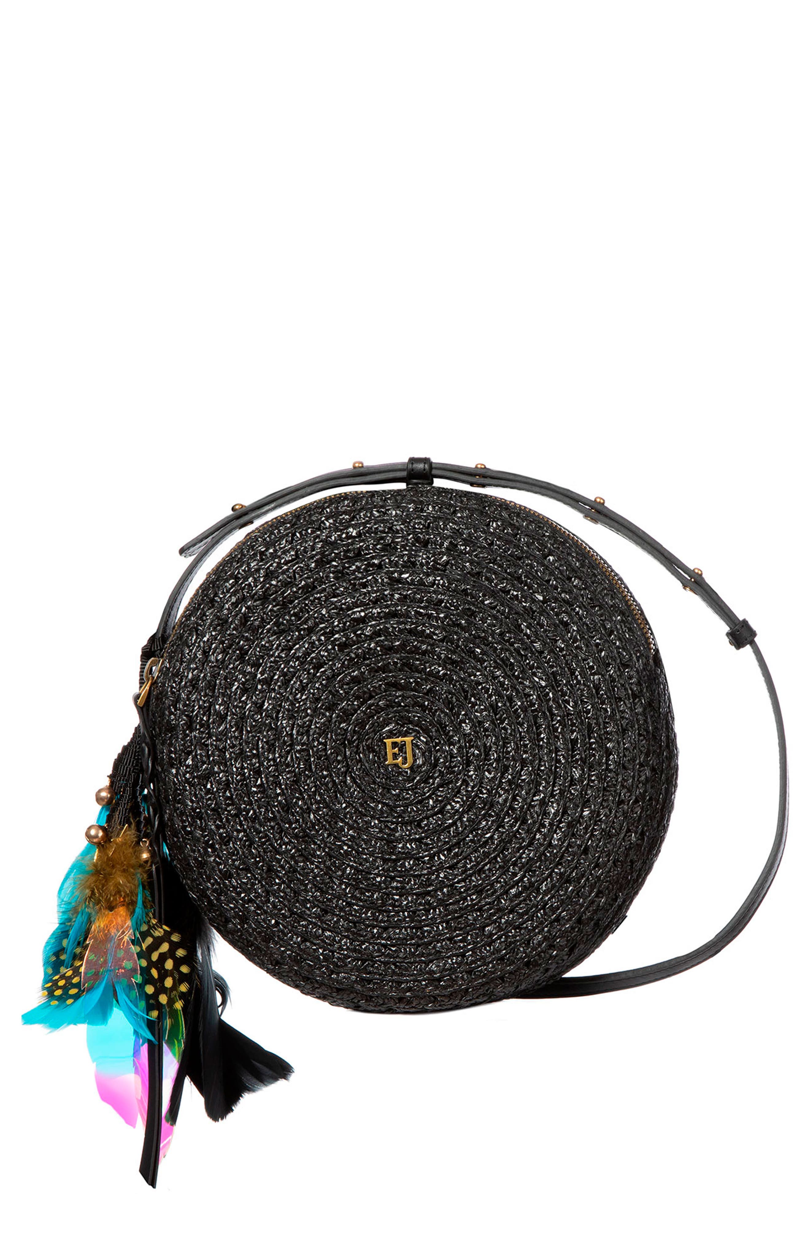 Squishee® Bali Crossbody Bag, Main, color, BLACK MIX