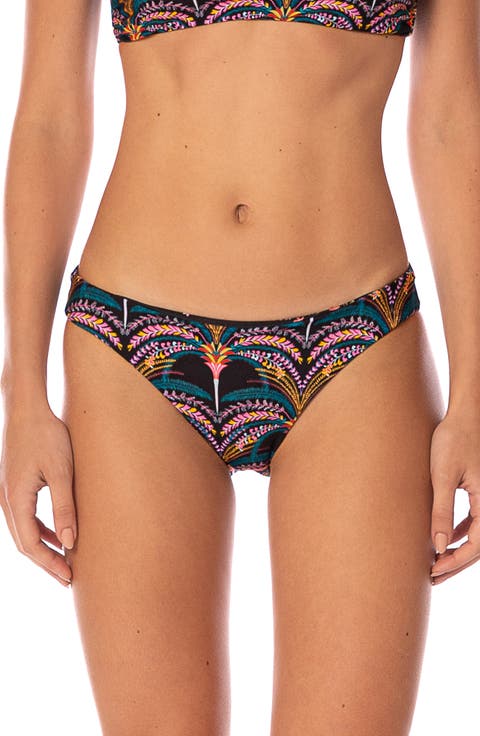 Palm Groove Sublimity Reversible Bikini Bottoms