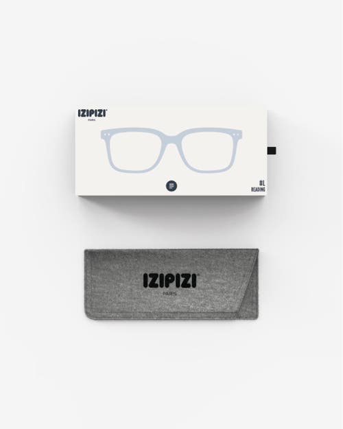Izipizi #l 54mm Rectangular Reading Glasses In Gray