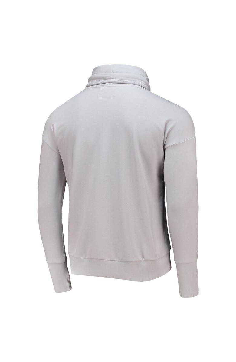 '47 Men's '47 Gray Carolina Panthers Funnel Pullover Tri-Blend Hoodie, Alternate, color,