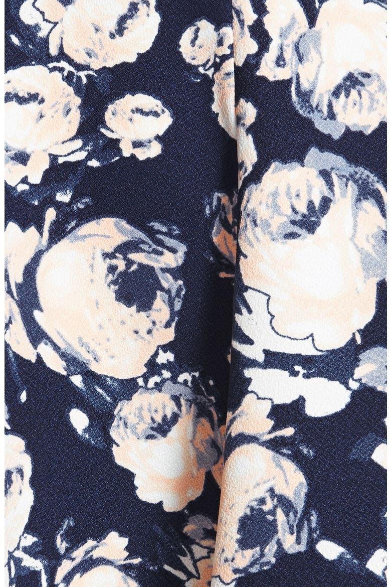 Print Skater Skirt, Alternate, color, DEEP PURPLE