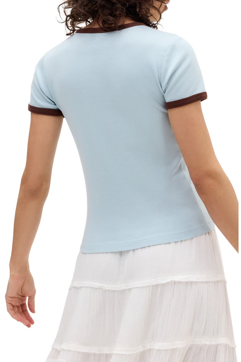 San Clemente Ringer T-Shirt, Alternate, color, BLUE