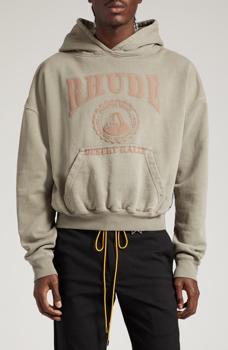Rhude Desert Valley Off Roading Team Graphic Hoodie, Main, color, 