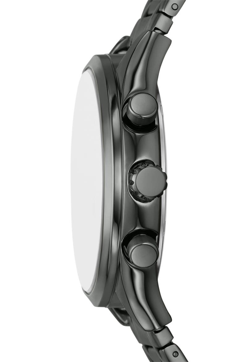 Fenmore Multifunction Bracelet Watch, 44mm, Alternate, color, BLACK