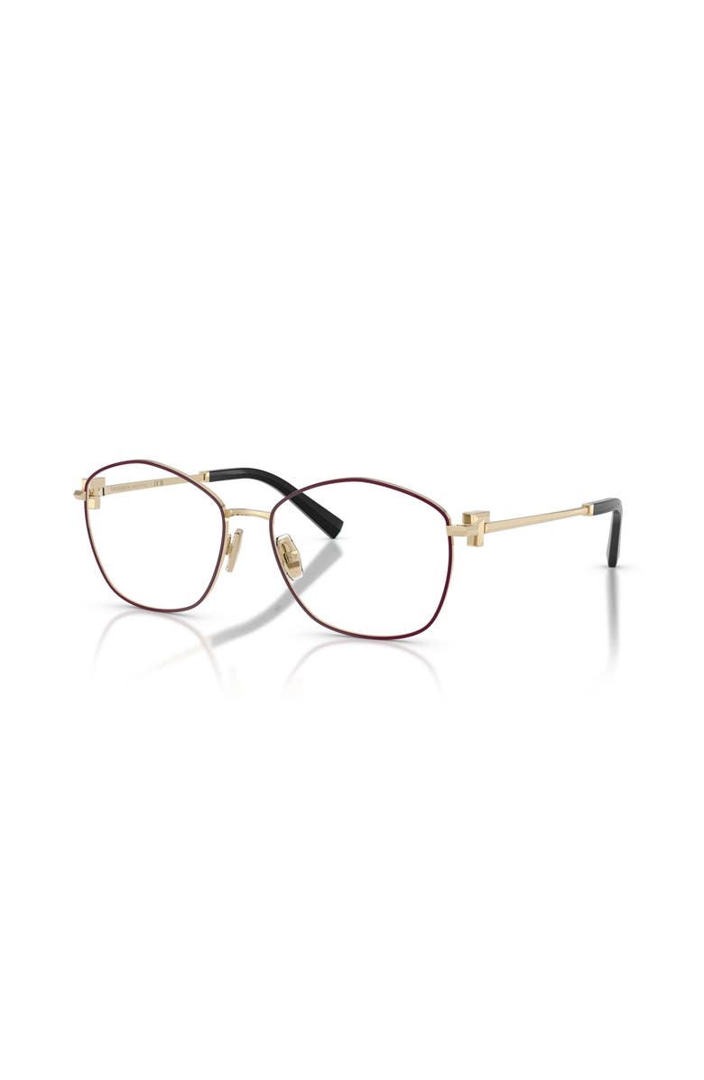 Tiffany & Co. 55mm Irregular optical glasses, Main, color, Violet