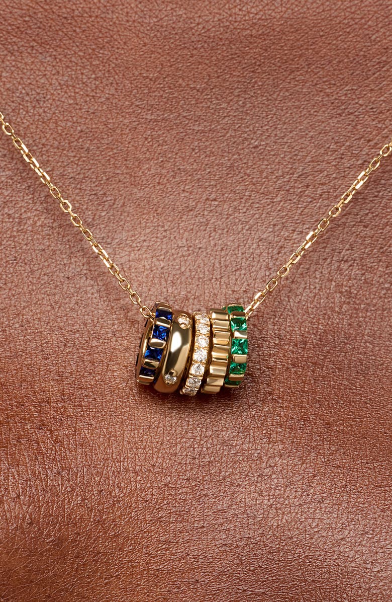 Ana Luisa Solid Yellow Gold - Stella Charm Necklace, Alternate, color, 