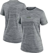 Nike Women's Nike Gray New York Jets Sideline Velocity Performance T-Shirt