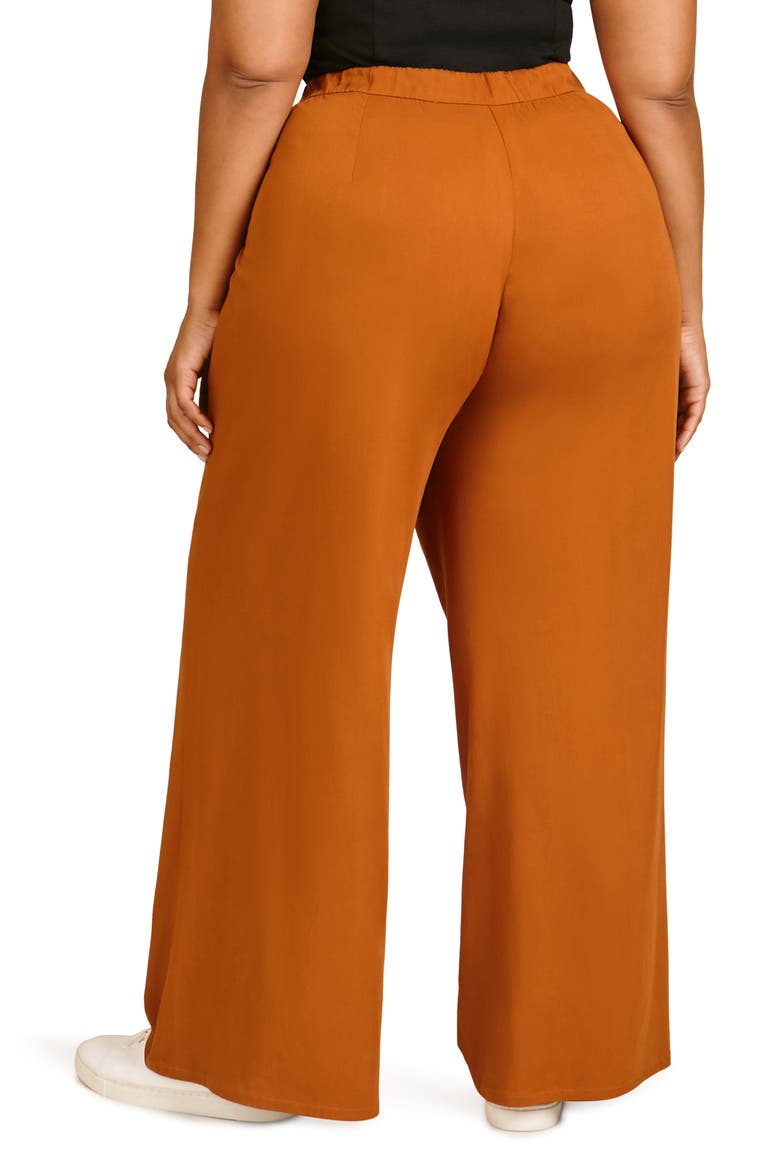 Avery Wide Leg Pants, Alternate, color, BURNT CLAY