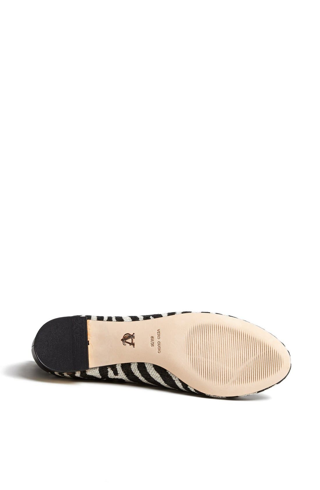 'Adeline' Loafer, Alternate, color, BLACK/ WHITE ZEBRA