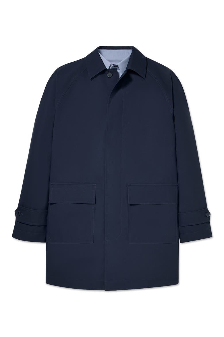 Ford Water Resistant Topcoat, Alternate, color, NAVY