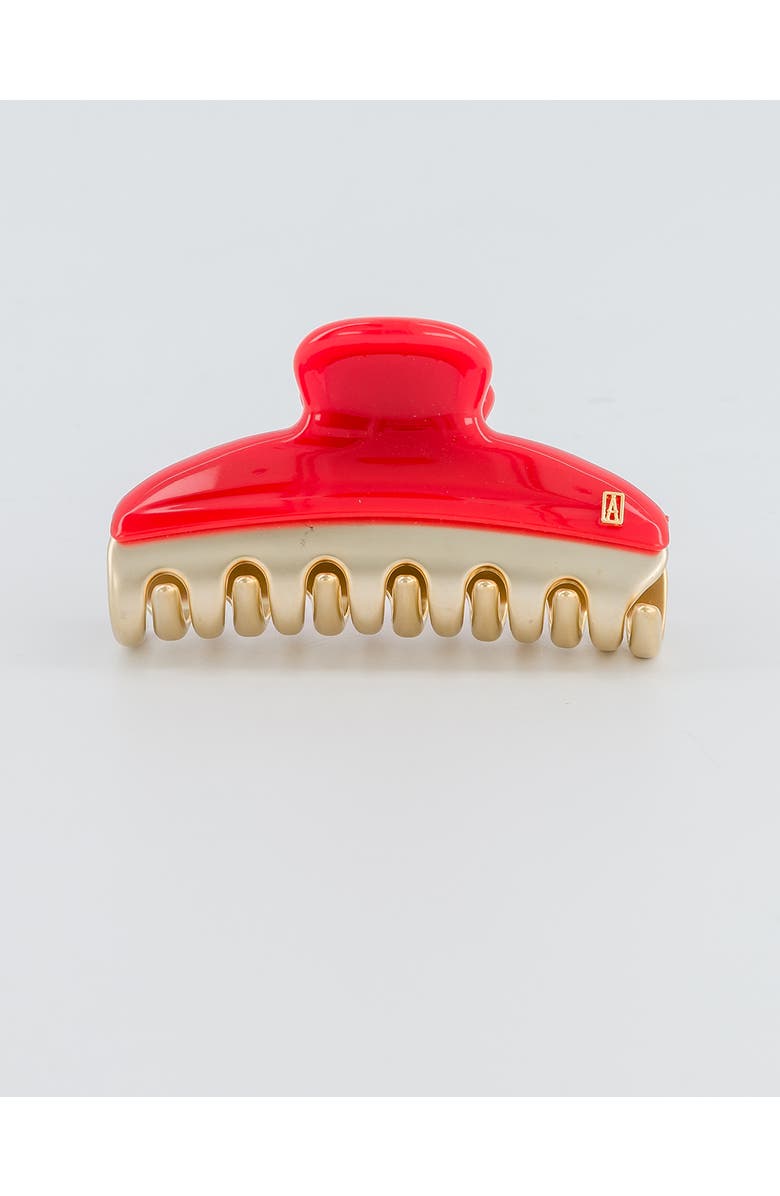 Alexandre de Paris Vendome Hair Claw Clip, Main, color, Red