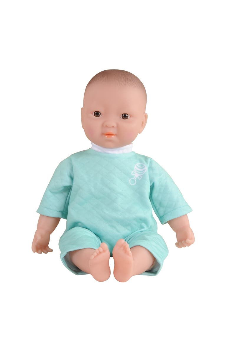 Kaplan Early Learning Company Soft Body 16" Doll with Blanket - Asian, Main, color, Mint Green