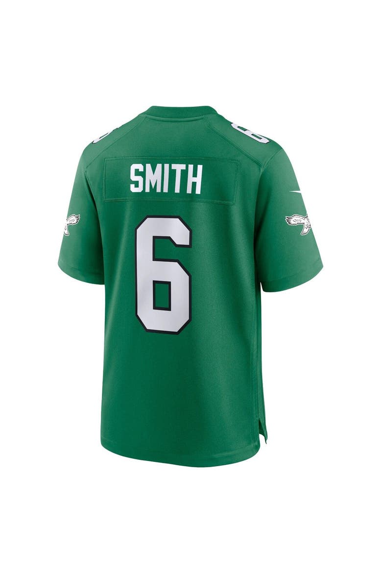 Youth Nike DeVonta Smith Kelly Green Philadelphia Eagles Game Jersey, Alternate, color, Kelly Green