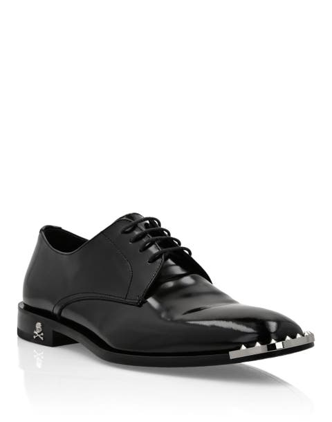 Leather Derby Shoes Men