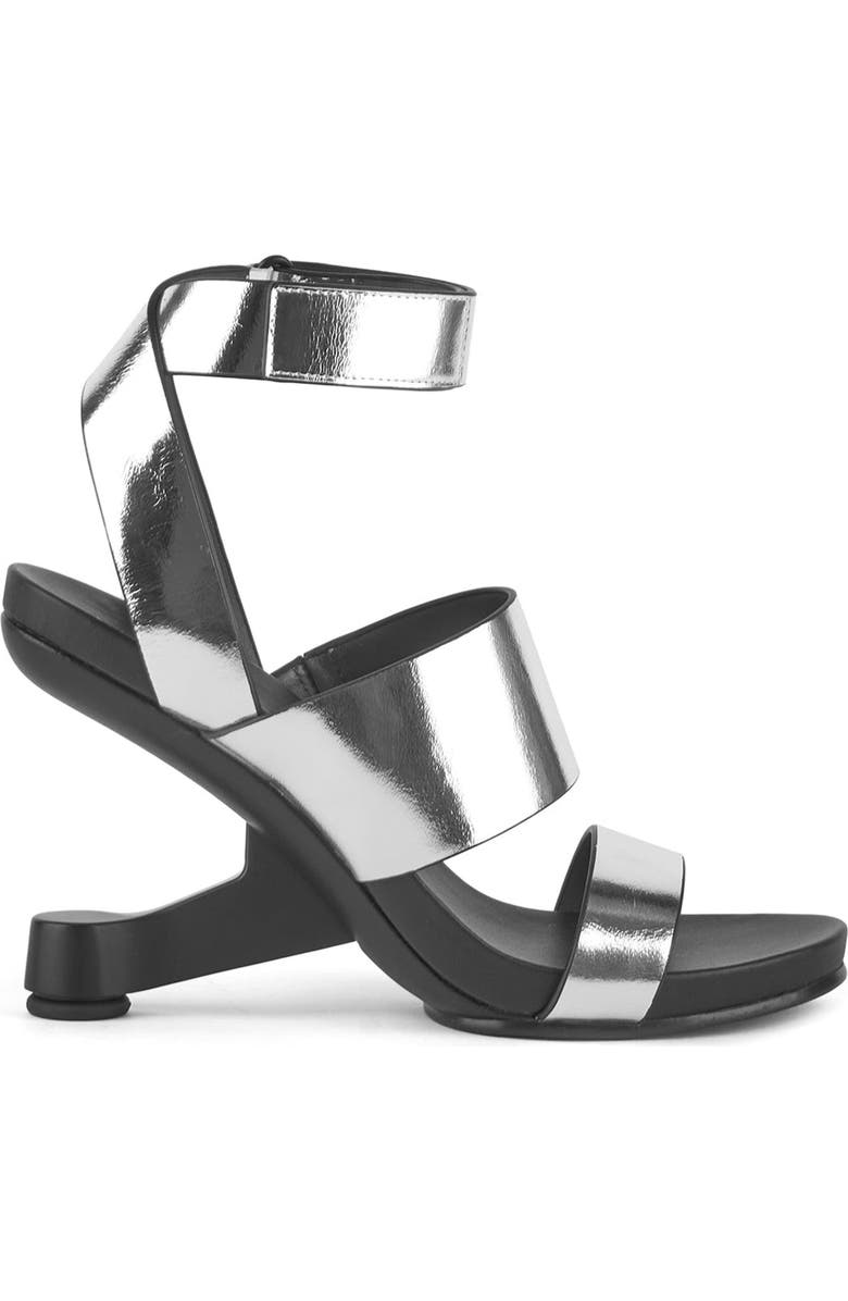 United Nude Eamz Hana Sandals, Main, color, Silver