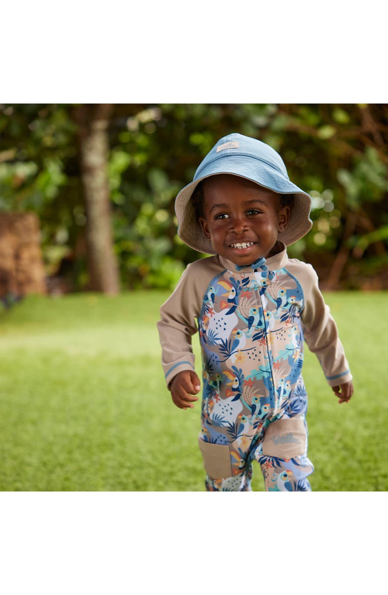 UV Skinz Reversible Sun Hat, Alternate, color, Baltic/Sandstone