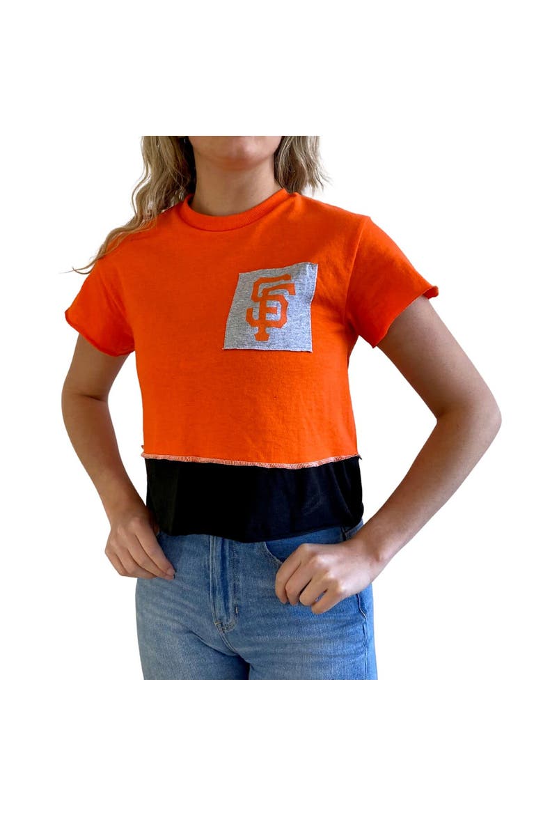 Women's Refried Apparel Orange San Francisco Giants Cropped T-Shirt, Alternate, color, Orange