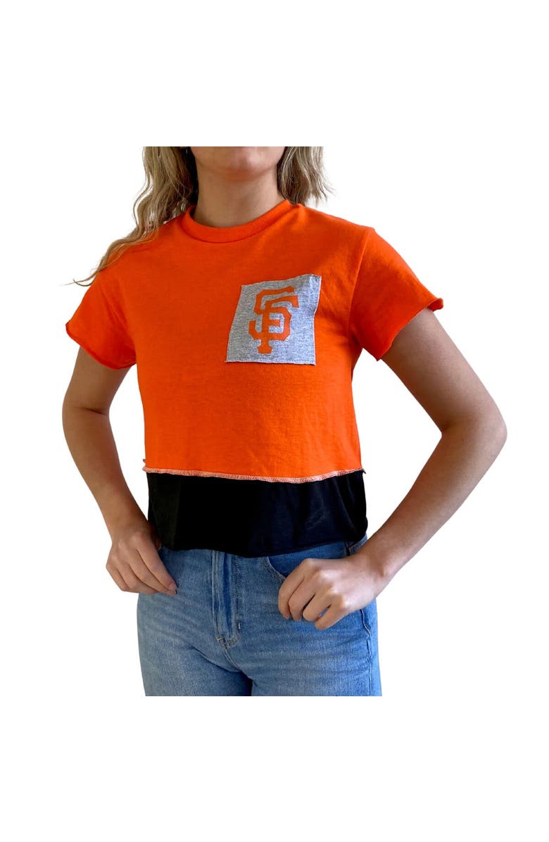 REFRIED APPAREL Women's Refried Apparel Orange San Francisco Giants Cropped T-Shirt, Alternate, color, 