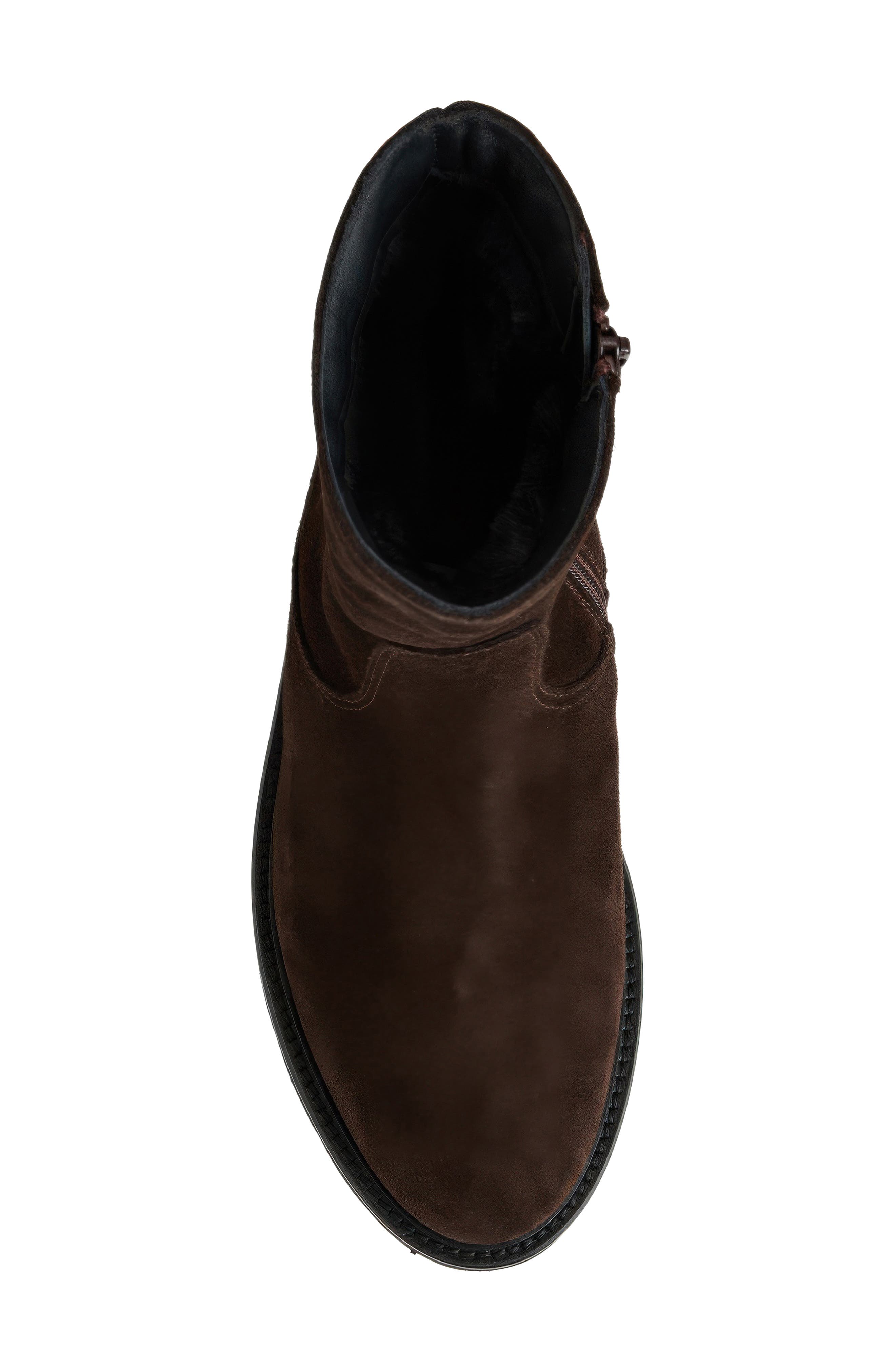 Joplin Leather Bootie, Alternate, color, PEPPERCORN SUEDE