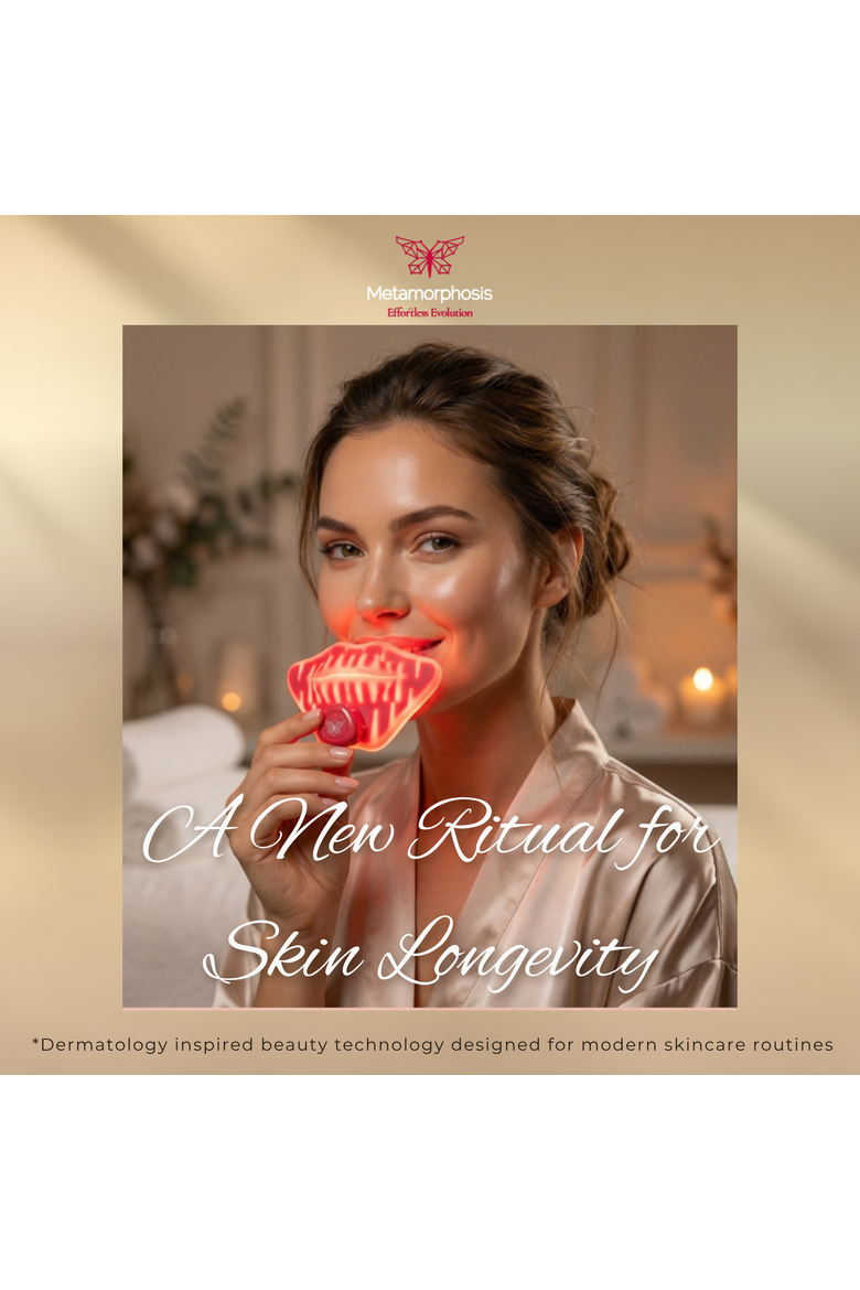 LushLips Transformation Red Light Therapy Lip and Perioral Rejuvenation System, Alternate, color, Pastel Pink