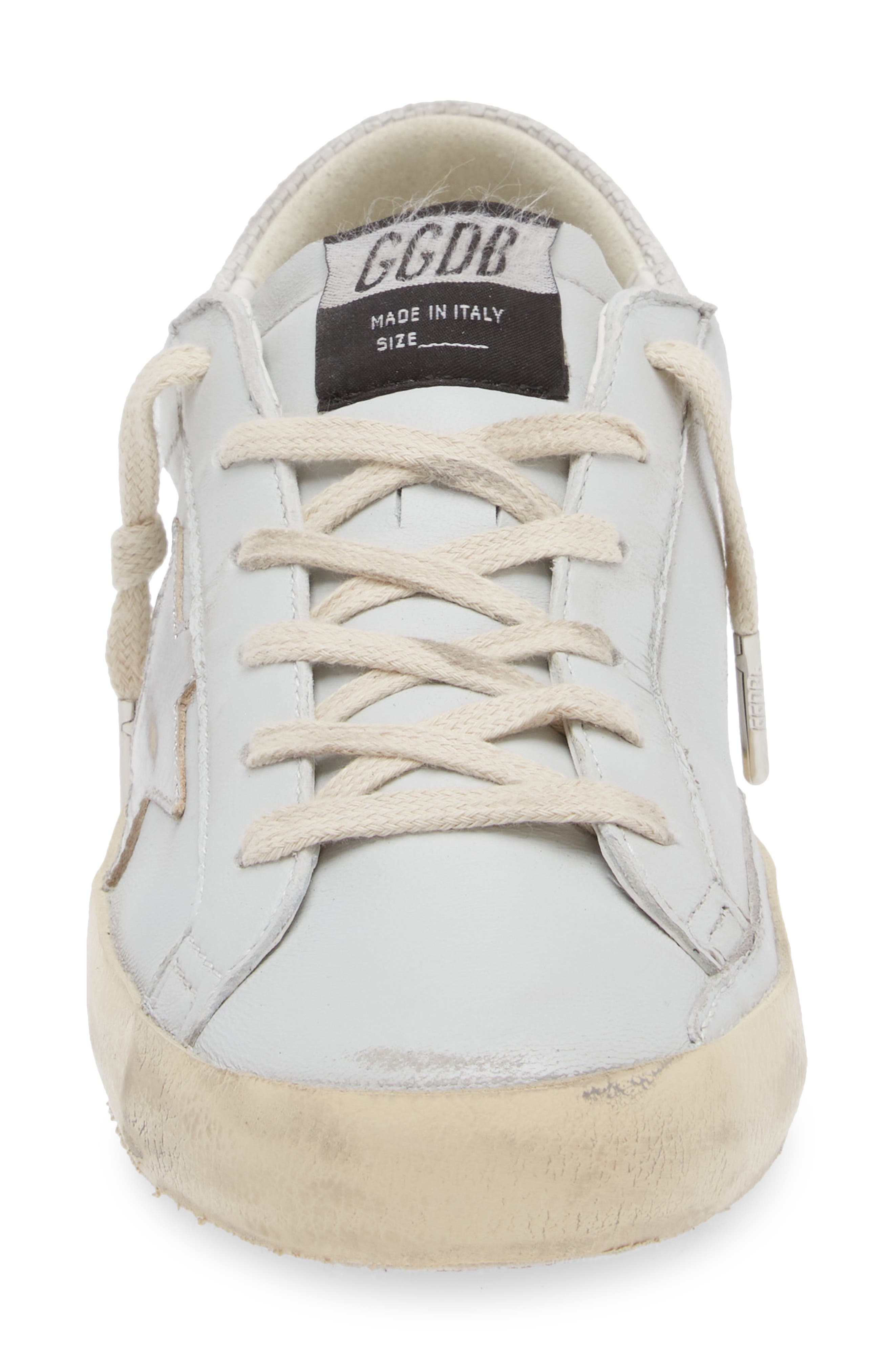 Golden Goose Super-Star Low Top Sneaker, Alternate, color, Grey/ Silver