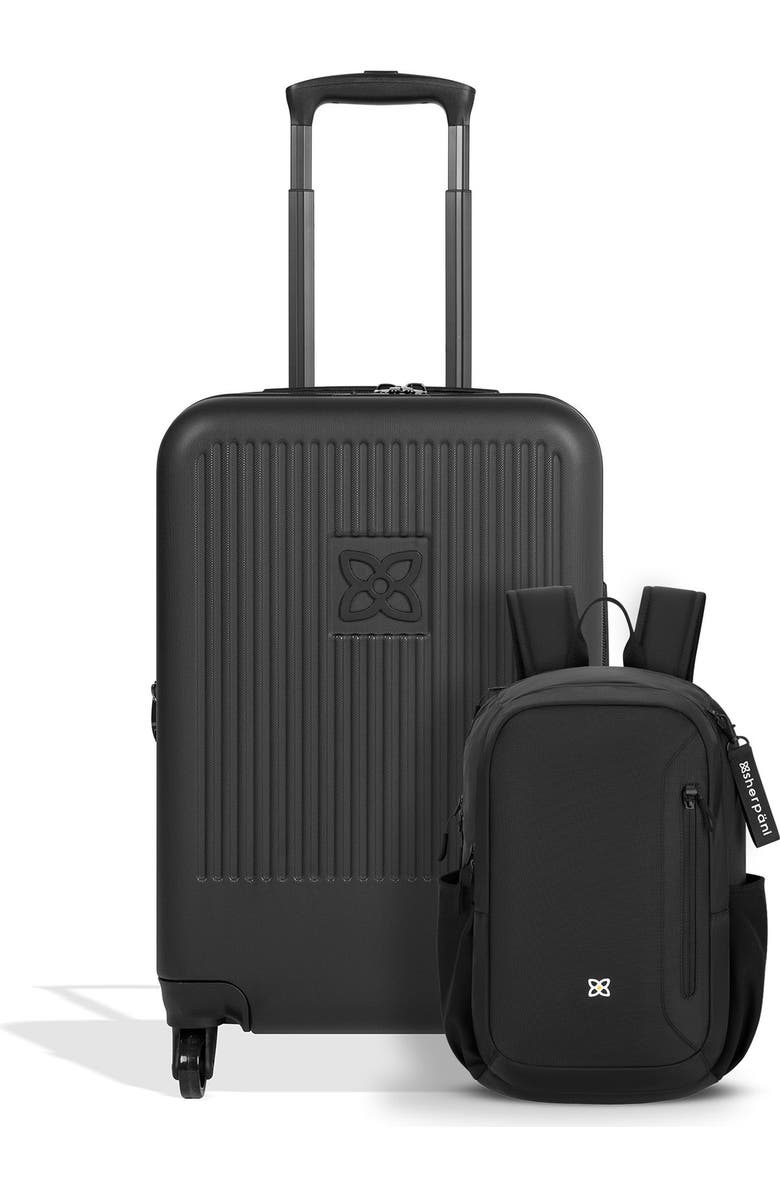 Sherpani 2-Piece Set Getaway 22L Travel Backpack & Meridian 22 Inch Carry On Luggage, Main, color,