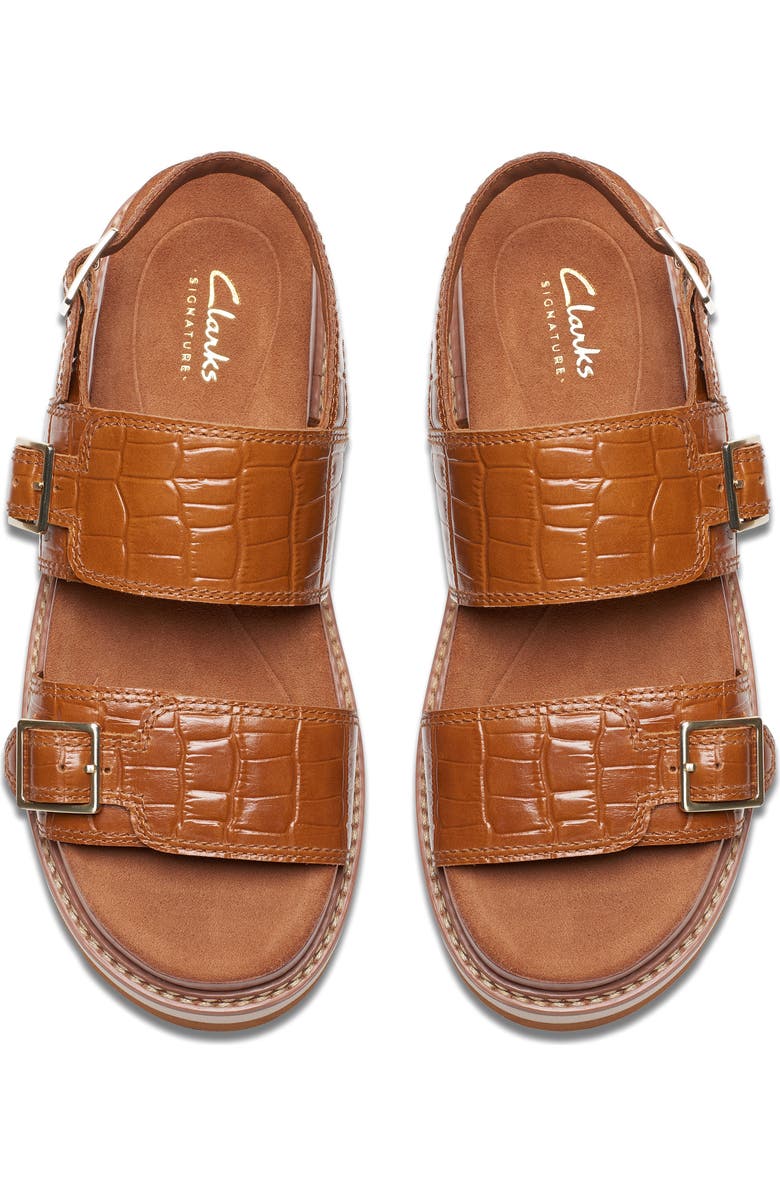 Clarks<sup>®</sup> Orianna Glide Platform Slingback Sandal, Alternate, color,