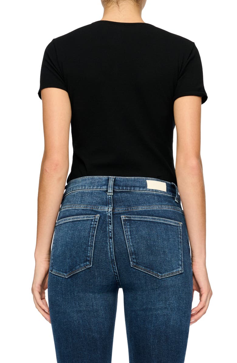 DL1961 Instasculpt Knit Tee, Alternate, color, Black