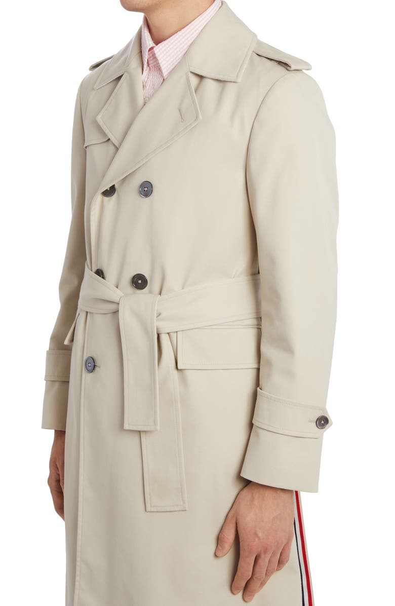 Thom Browne Unconstructed Trench Coat, Alternate, color, 