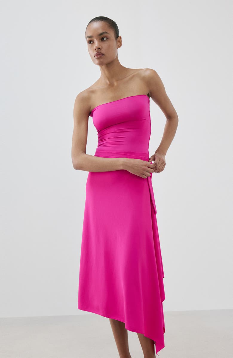 MANGO Asymmetric Midi Skirt, Alternate, color, 