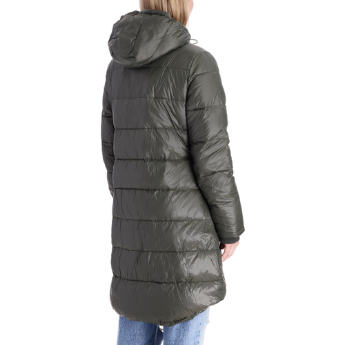 Modern Eternity Maternity Modern Eternity Naomi 3-in-1 Down-filled Nylon Maternity & Babywearing Par In Green