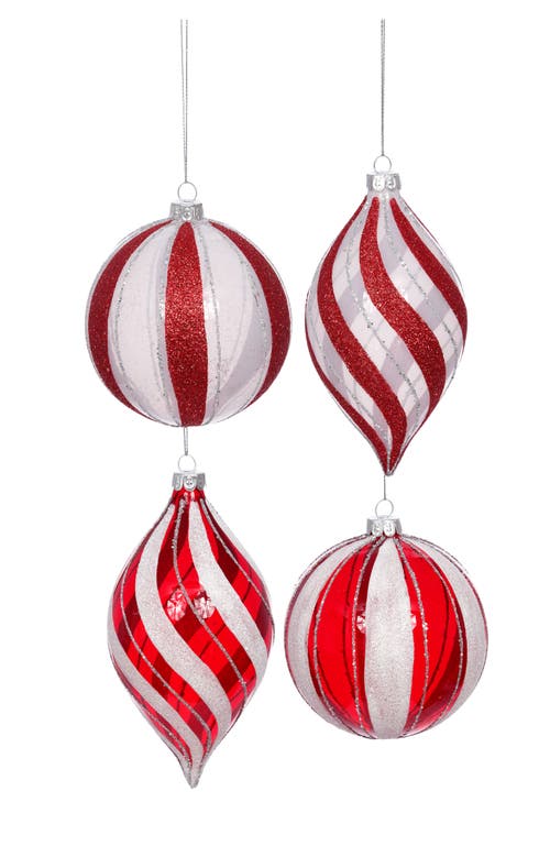 Mark Roberts Peppermint Ornament, Set Of 8 In Multi