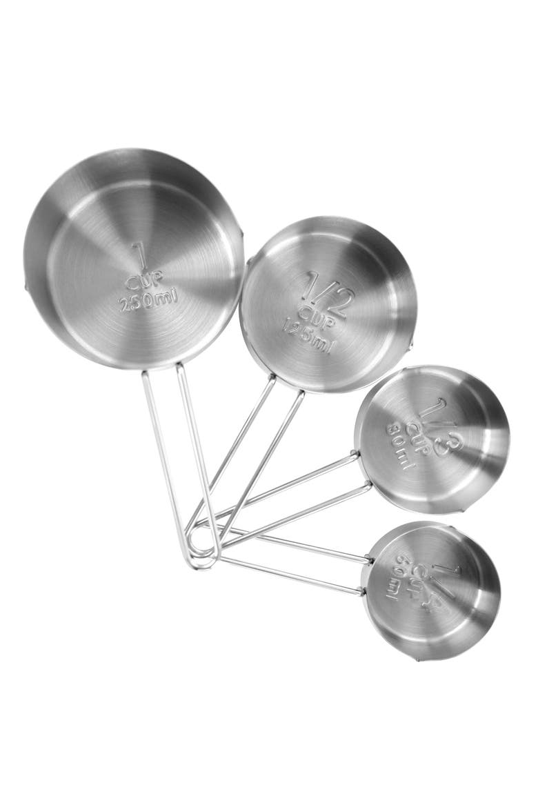 14 Piece Stainless Steel Measuring Cup and Spoon Set with Mixing Bowls, Alternate, color, Silver